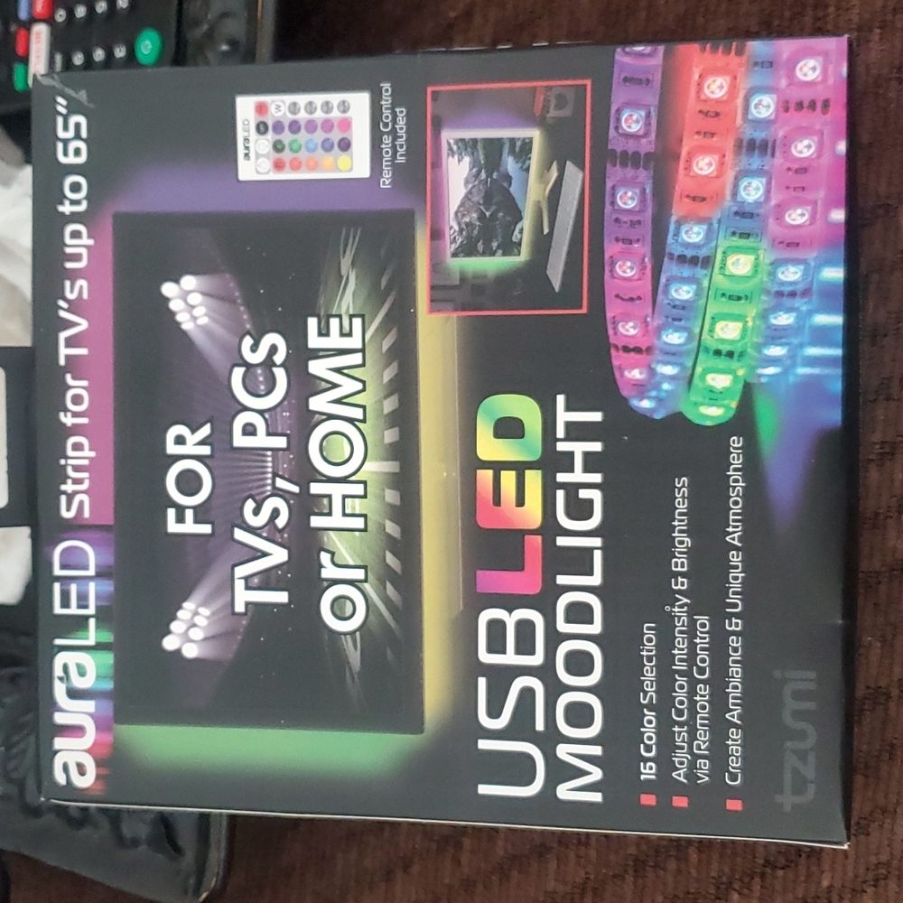 Aura LED Moodlight Strip Remote Control Included - Picture 2 of 4